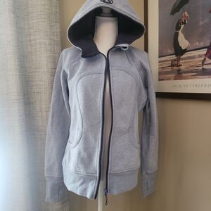 Light Blue Lululemon Scuba Hoodie Full Zip Thumbhole